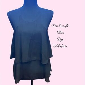 PANHANDLE SLIM SPAGHETTI STRAP PULL OVER SIZE MEDIUM GENTLY WORN